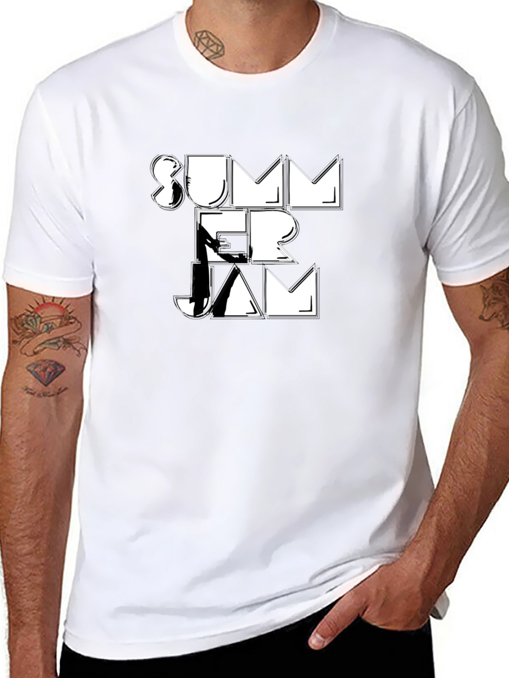 Summer Jam Graphic T-Shirt - Cool & Casual