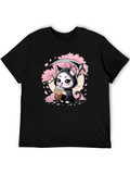 Grim Reaper Cat Bubble Tea Graphic Tee