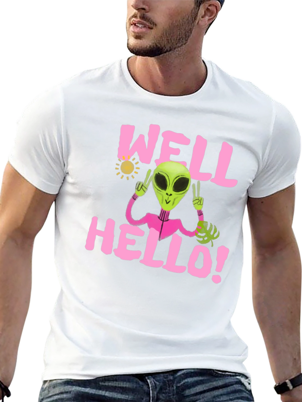 Alien Peace T-Shirt - Well Hello! Graphic Tee