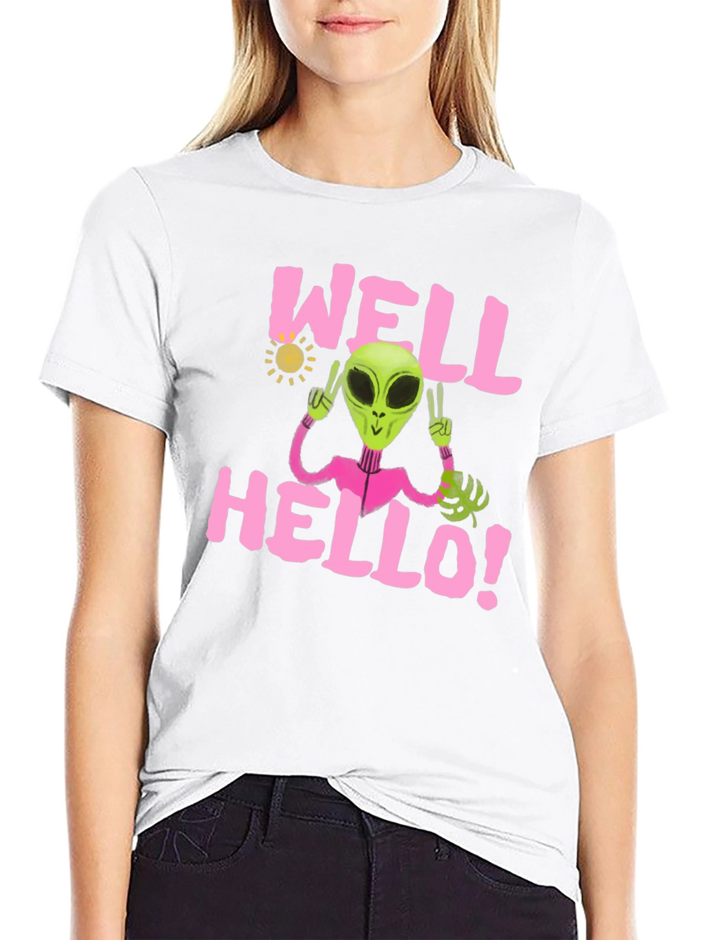 Alien Peace T-Shirt - Well Hello! Graphic Tee