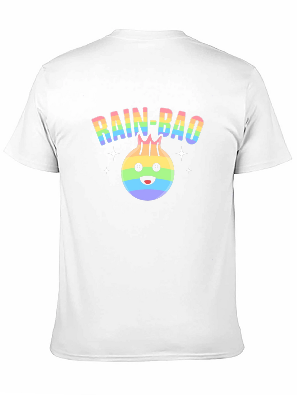 Rainbow Dumpling Graphic T-Shirt - Rain-Bao Pride