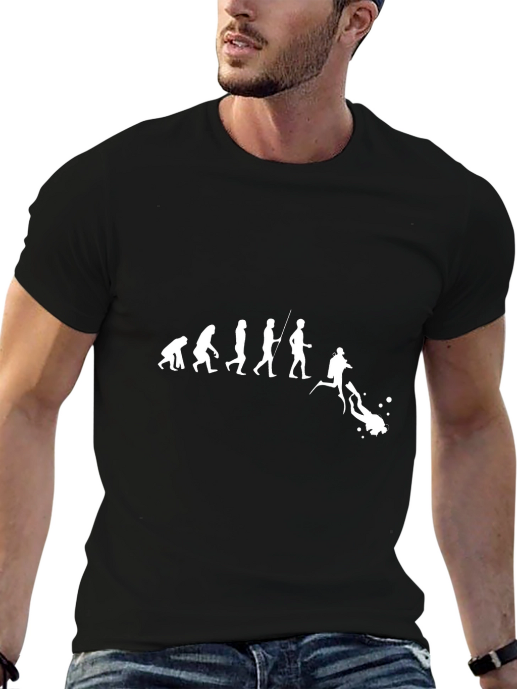 Diver Evolution T-Shirt - Humorous Scuba Tee