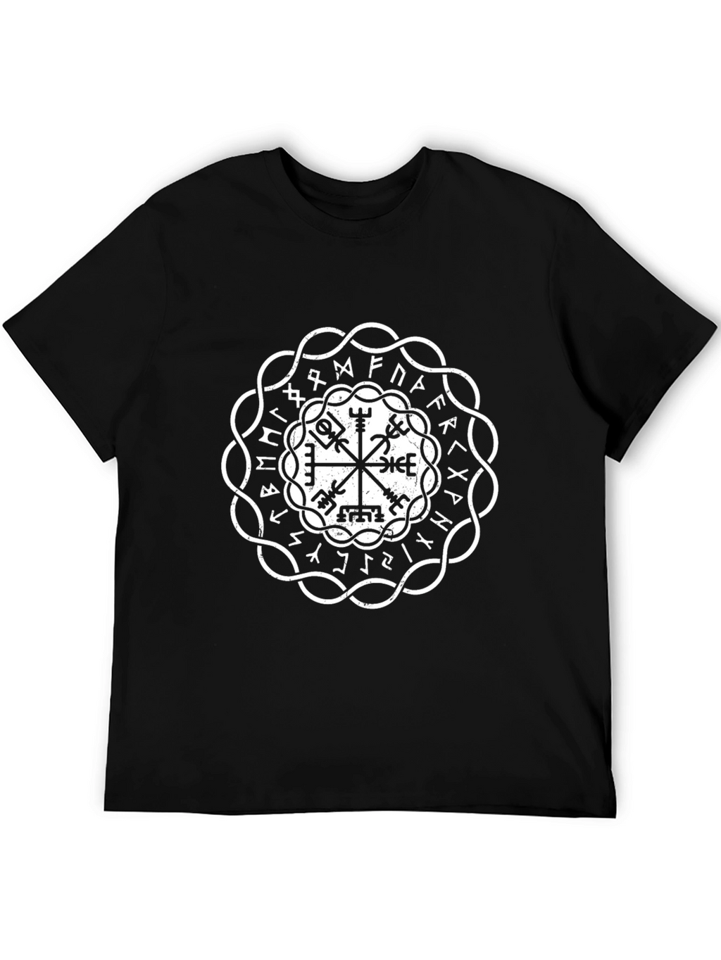 Viking Compass Vegvisir T-Shirt - Norse Mythology