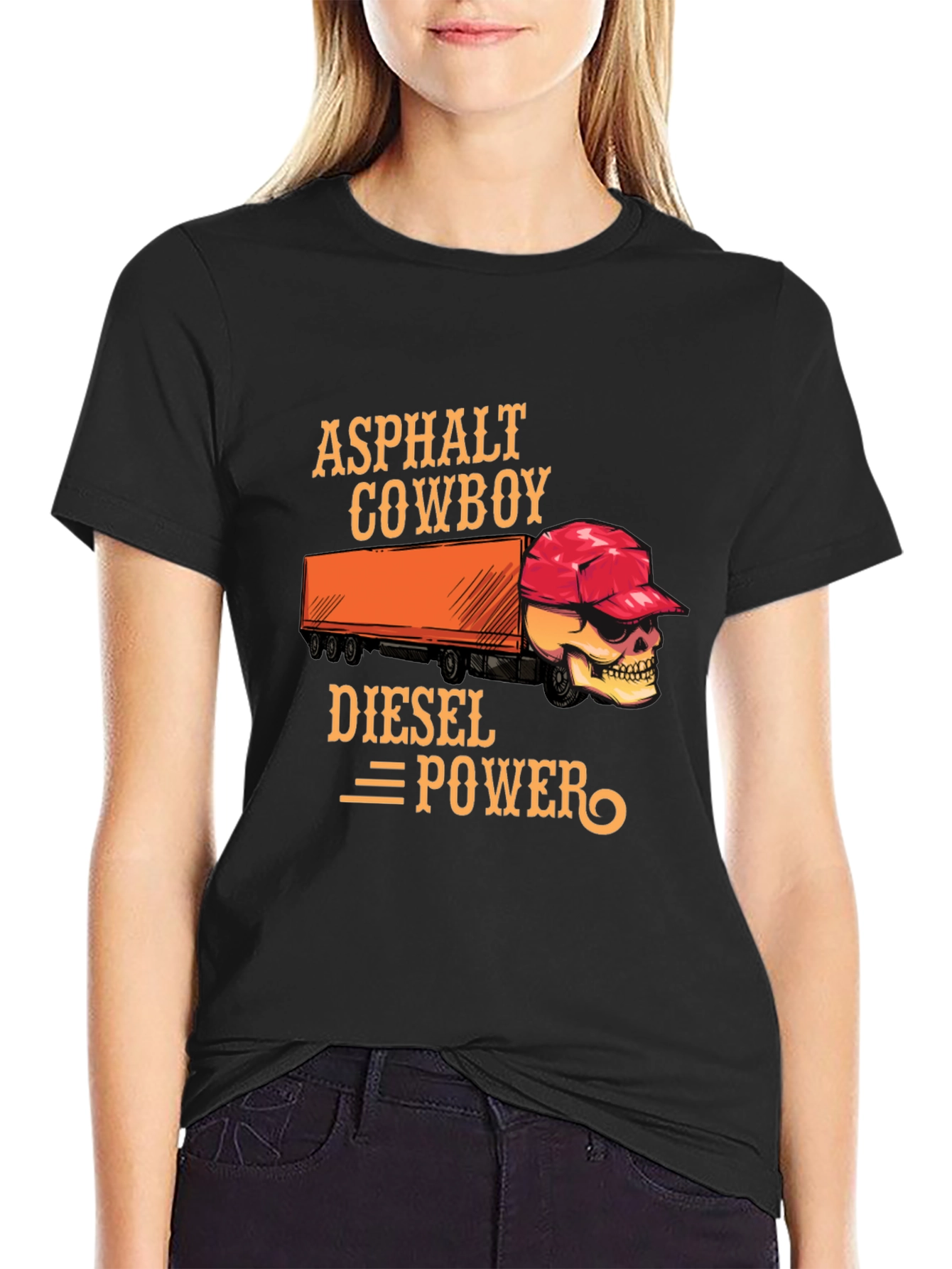 Asphalt Cowboy Diesel Power T-Shirt
