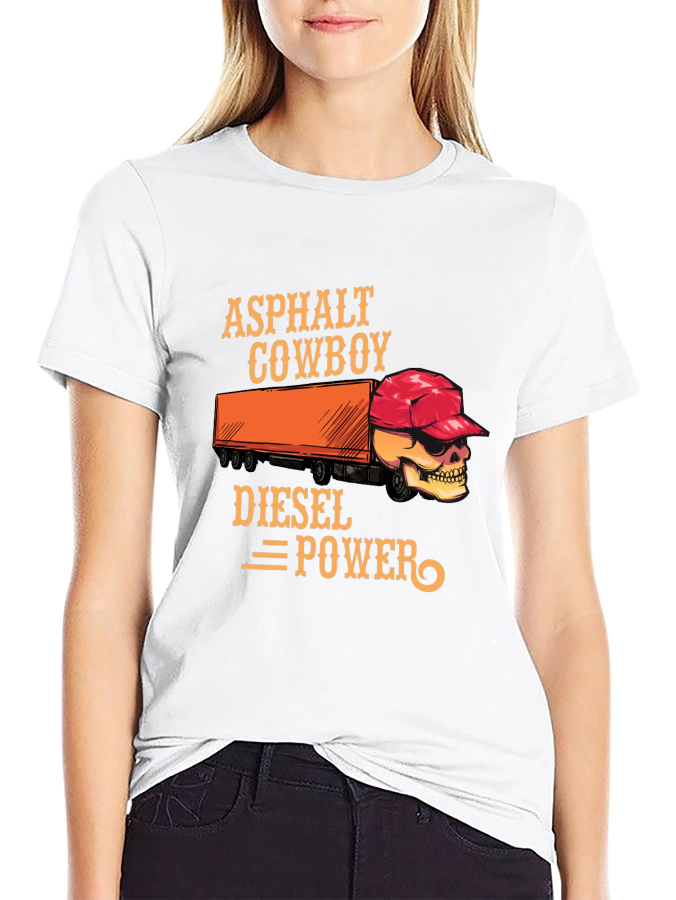 Asphalt Cowboy Diesel Power T-Shirt