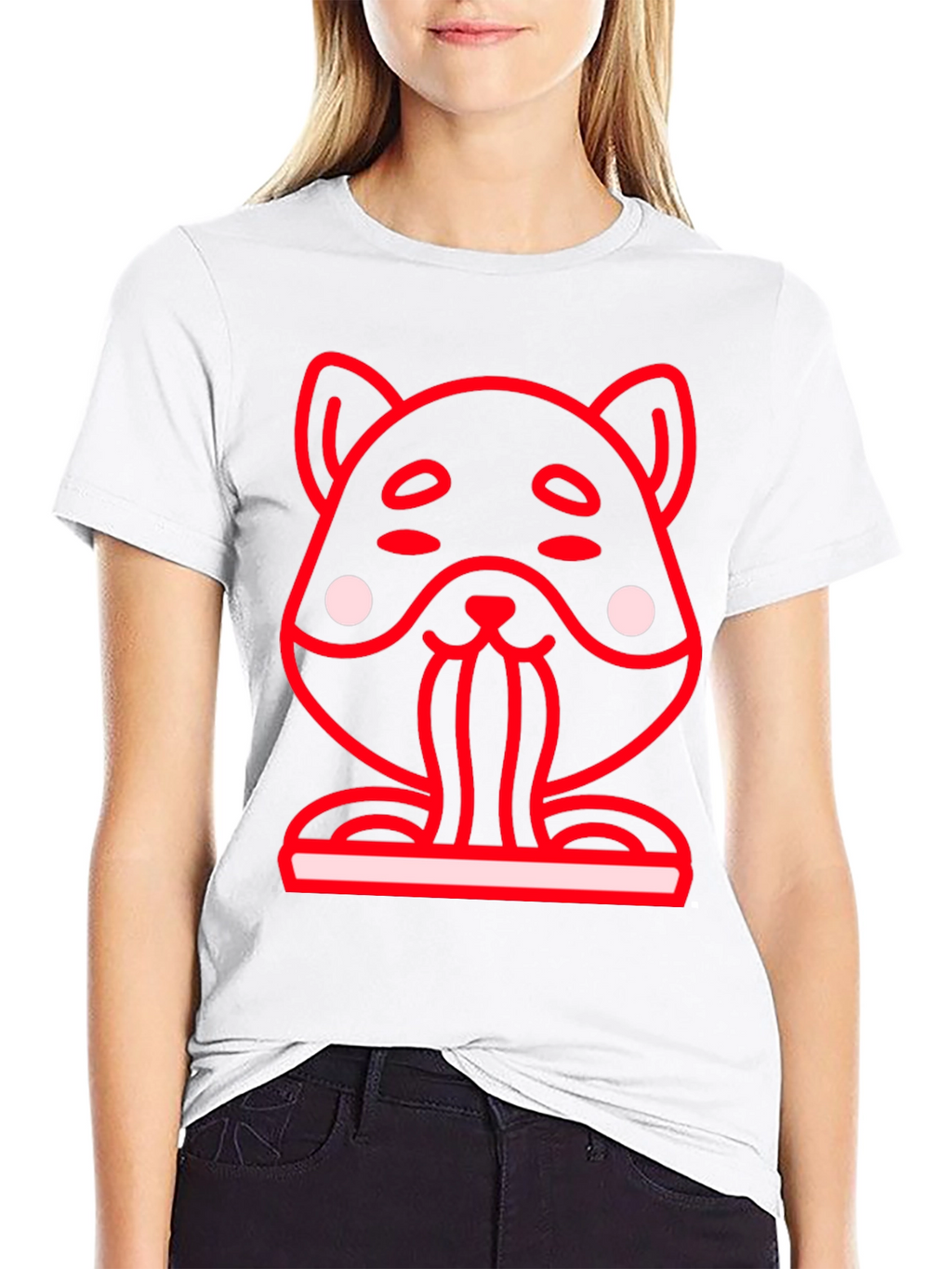 Funny Hamster Graphic Tee - Black Crew Neck Shirt