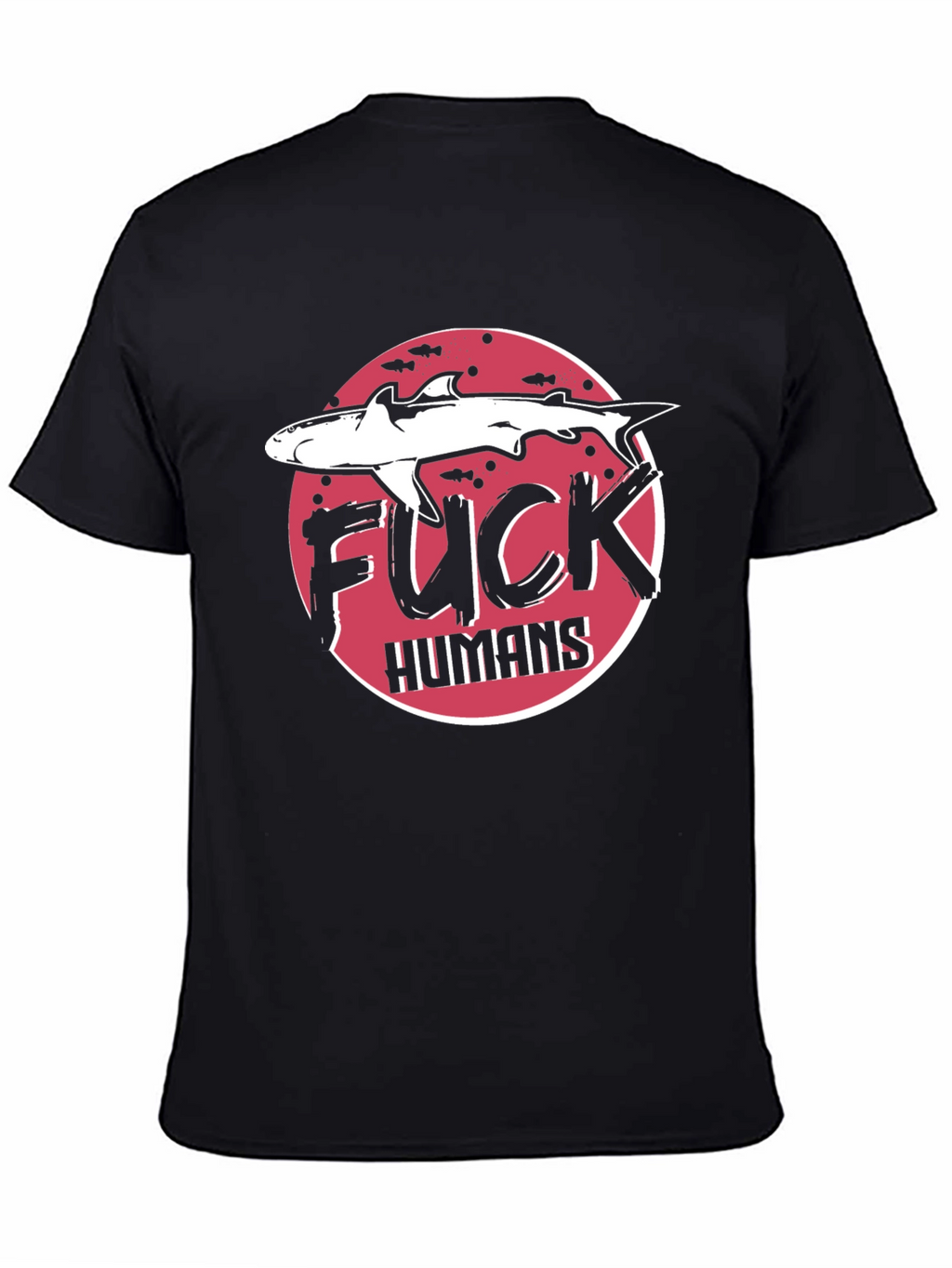 Shark F*CK HUMANS Graphic Tee