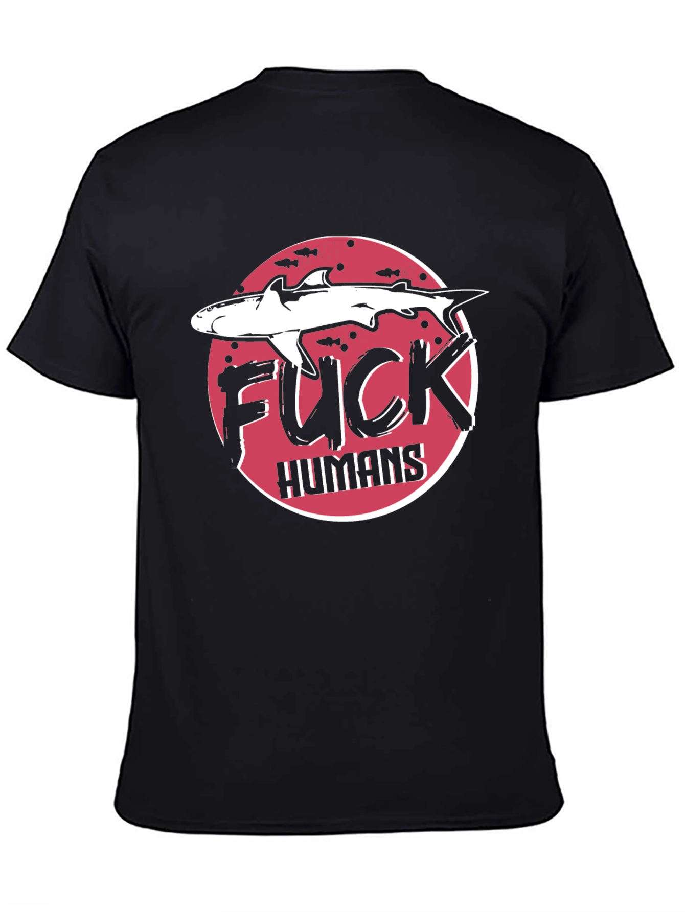Shark F*CK HUMANS Graphic Tee