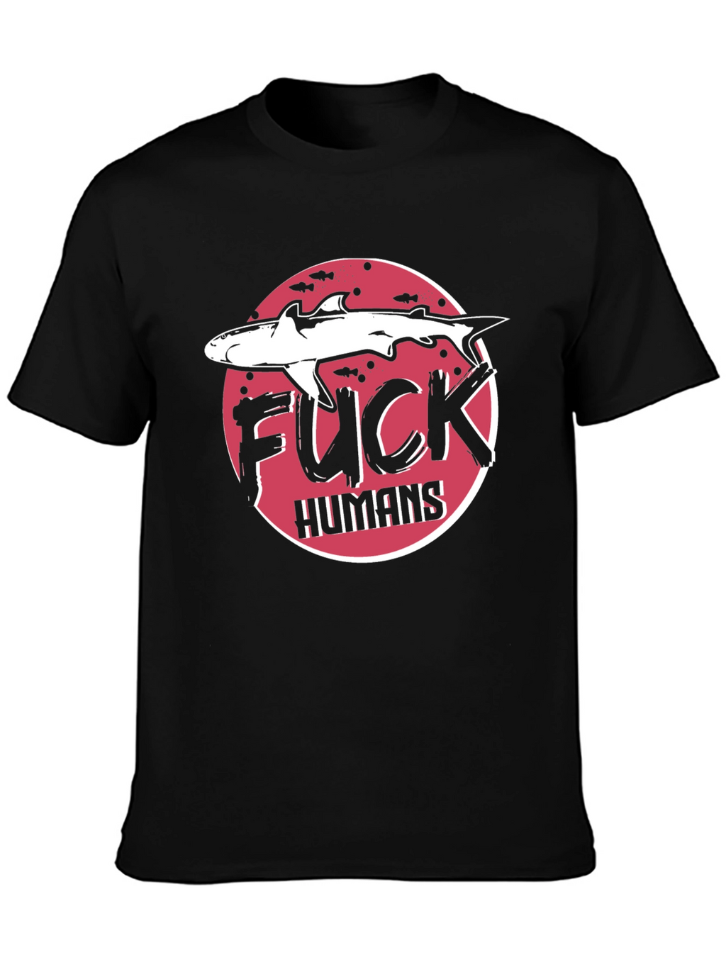 Shark F*CK HUMANS Graphic Tee