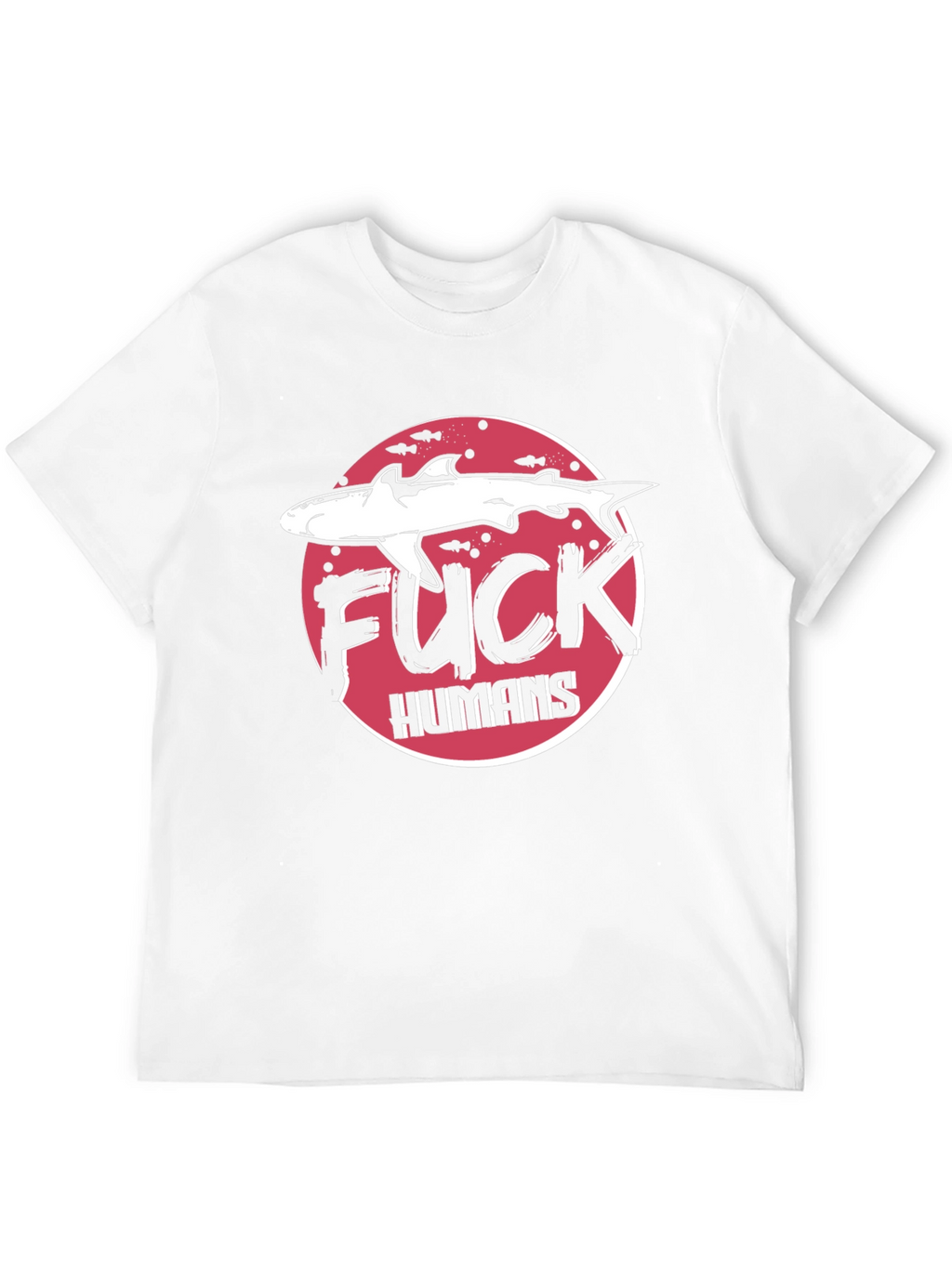 Shark F*CK HUMANS Graphic Tee