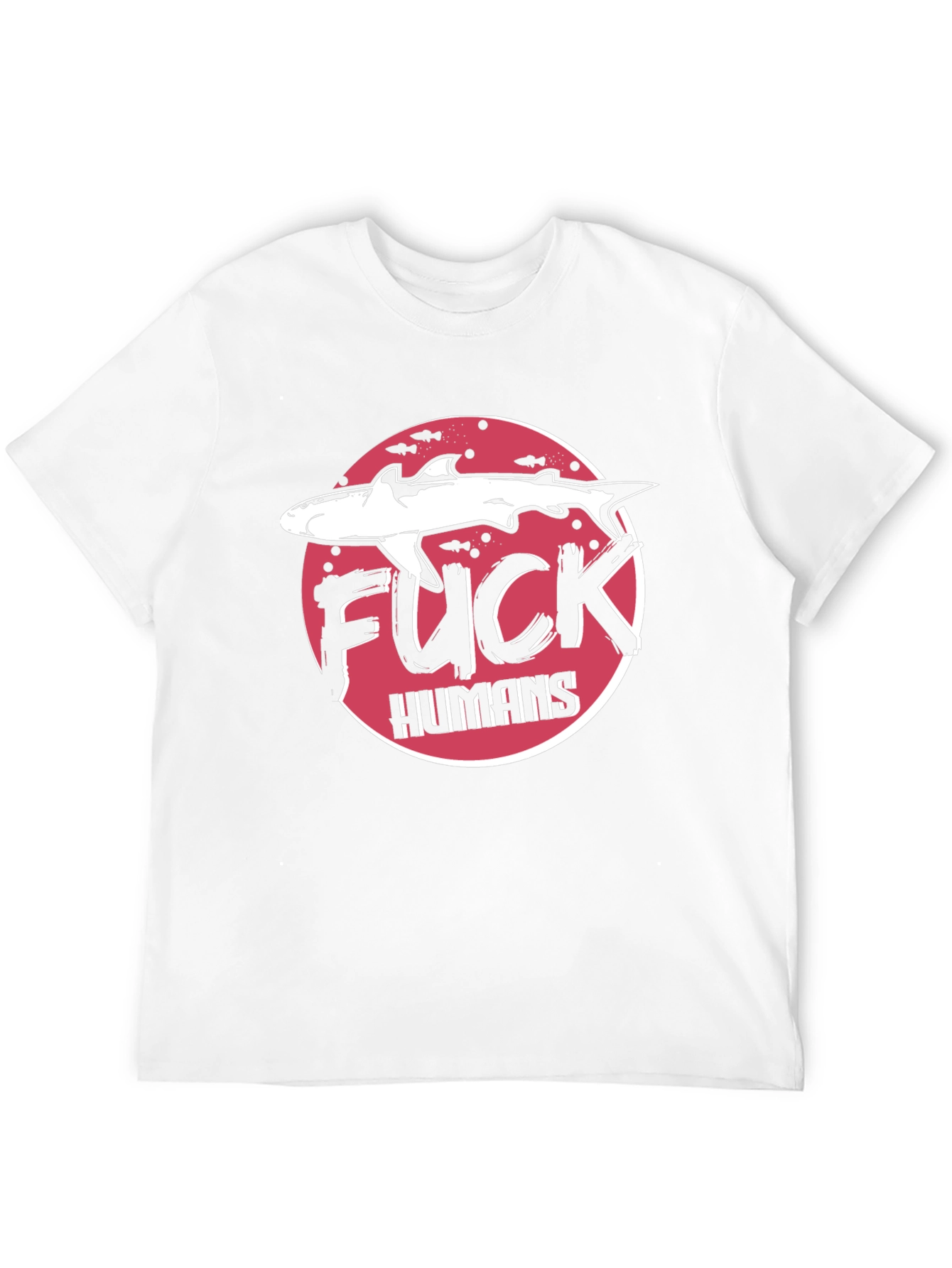 Shark F*CK HUMANS Graphic Tee