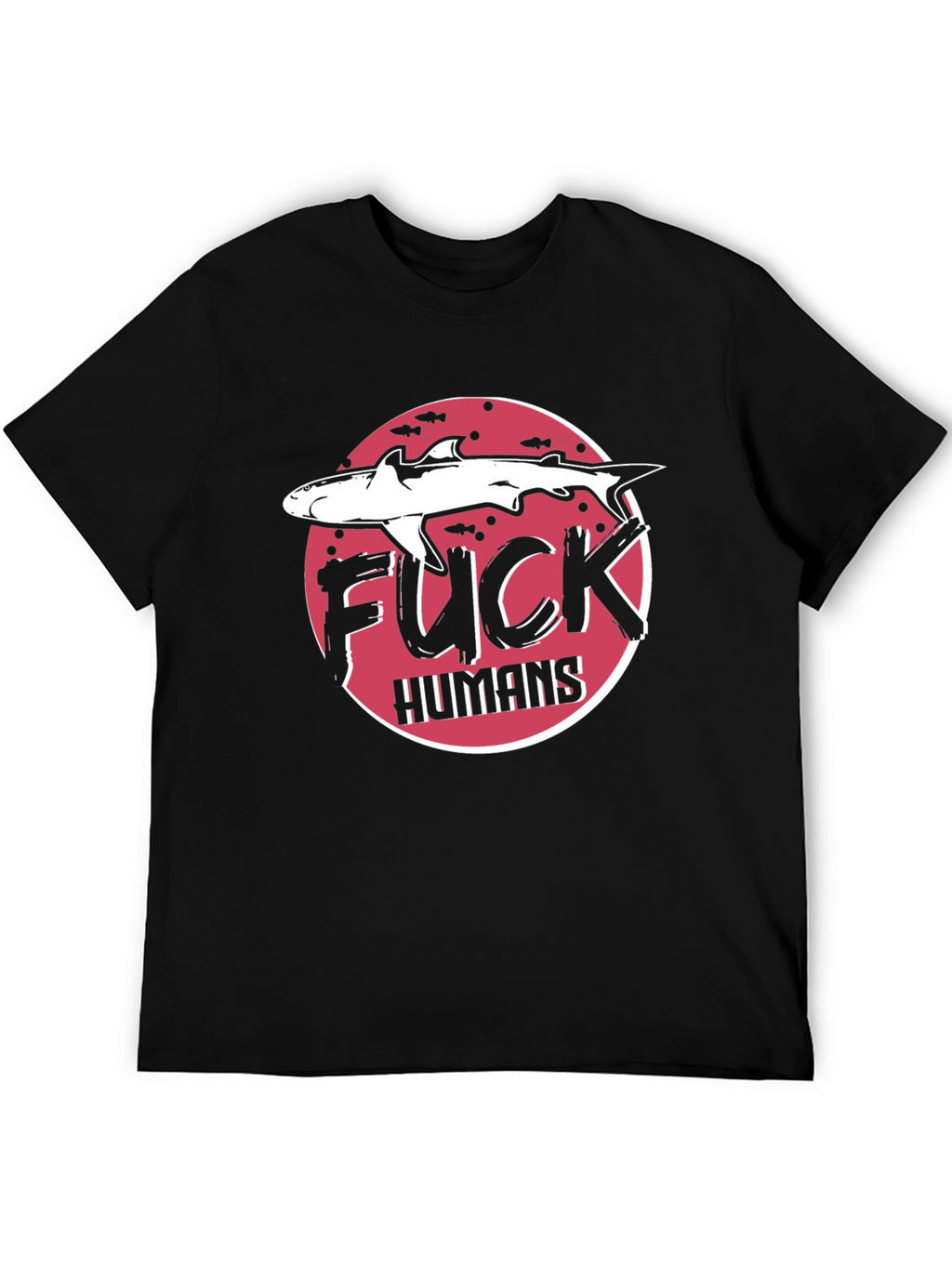 Shark F*CK HUMANS Graphic Tee