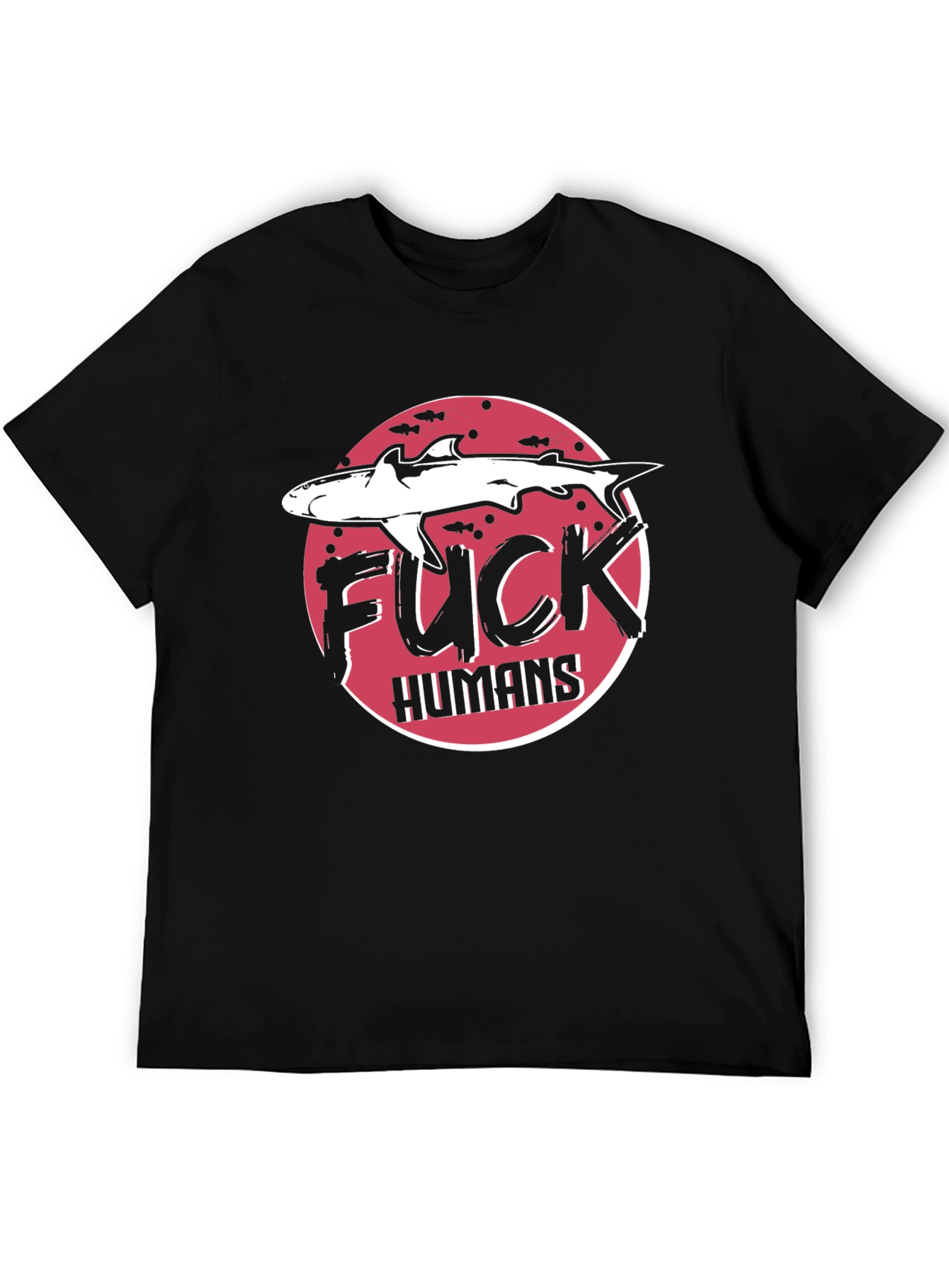 Shark F*CK HUMANS Graphic Tee