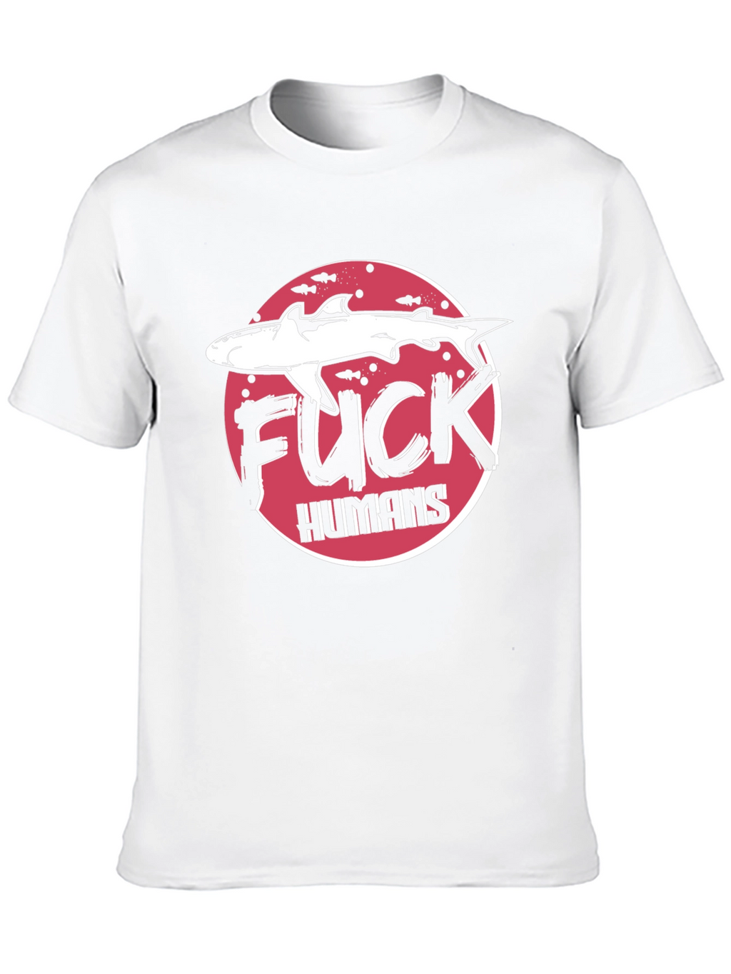 Shark F*CK HUMANS Graphic Tee