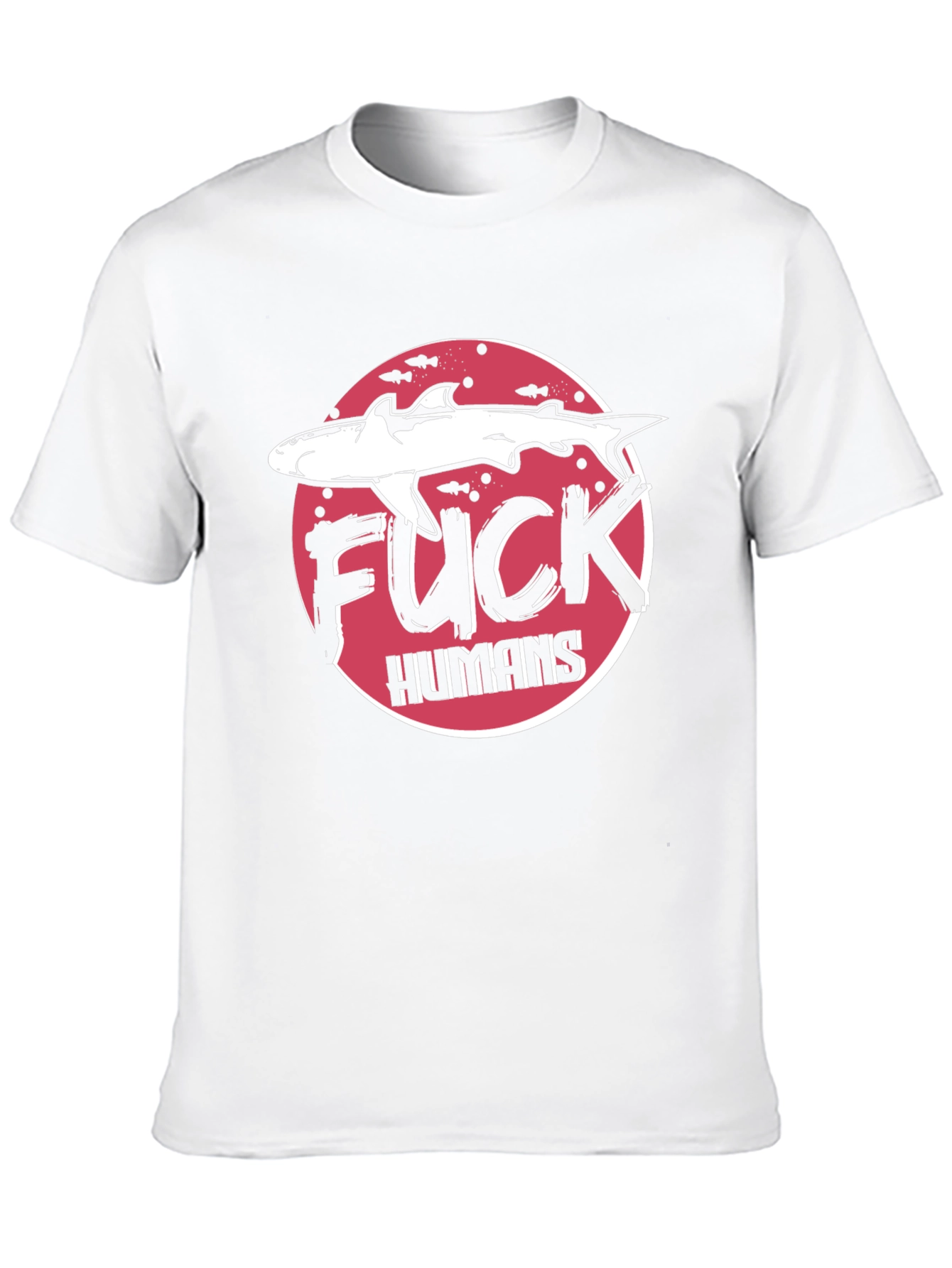 Shark F*CK HUMANS Graphic Tee
