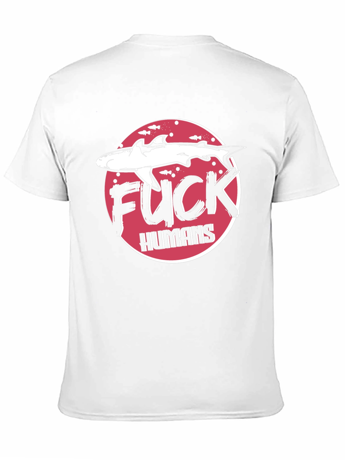 Shark F*CK HUMANS Graphic Tee