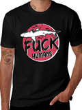 Shark F*CK HUMANS Graphic Tee