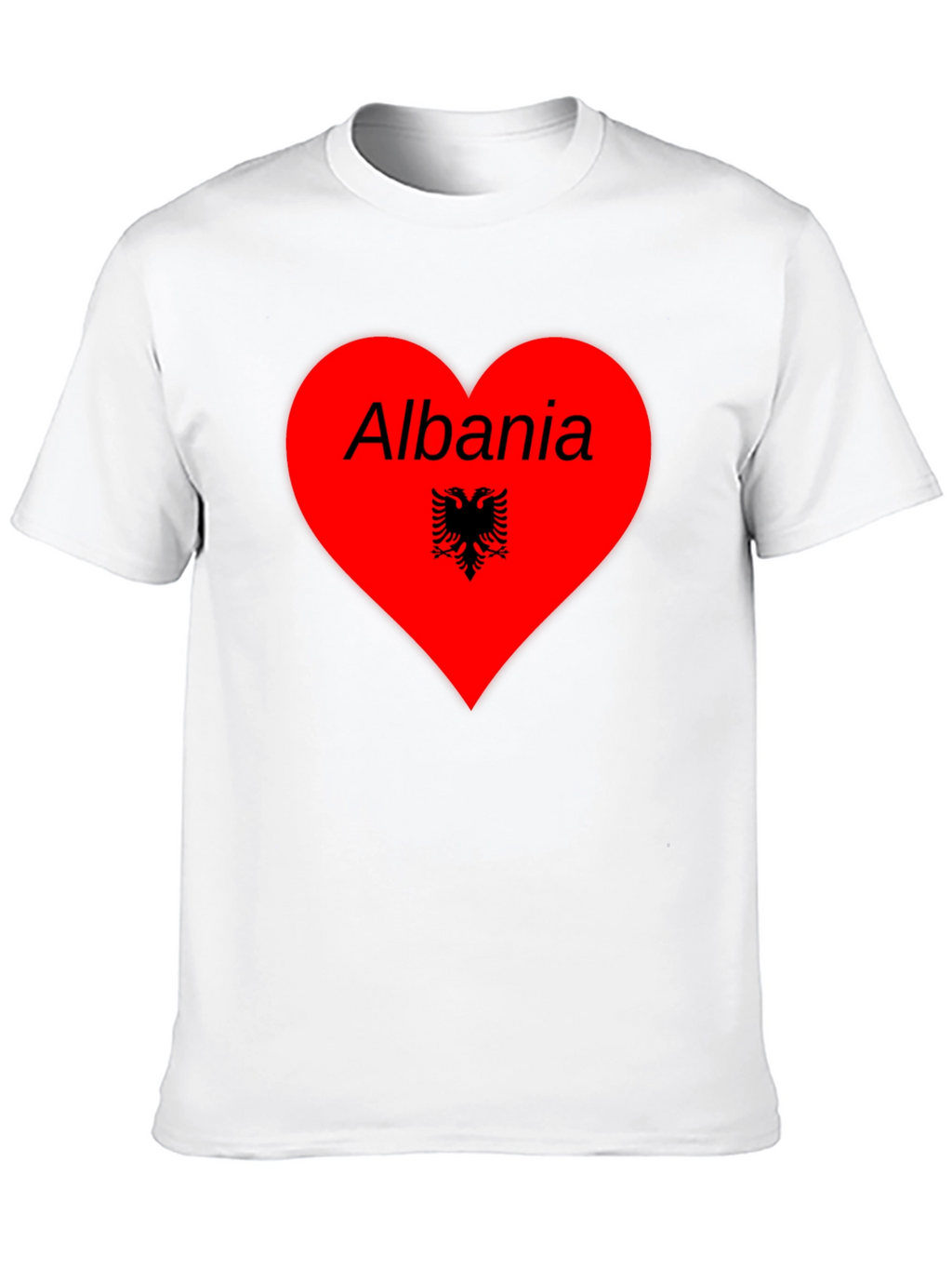 Albania Heart T-Shirt - Show Your Love!