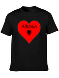 Albania Heart T-Shirt - Show Your Love!