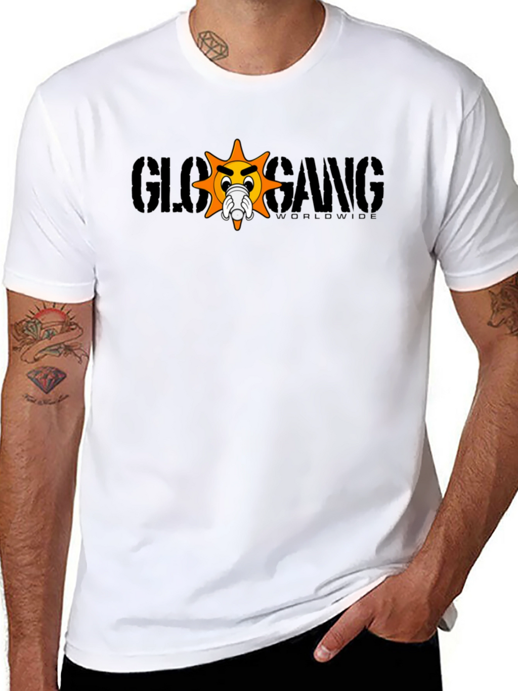 Glo Gang Worldwide Black Graphic T-Shirt