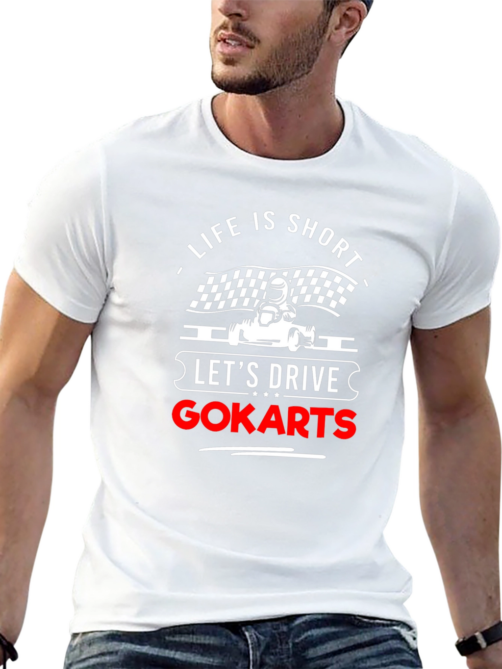 Life is Short Go-Kart T-Shirt