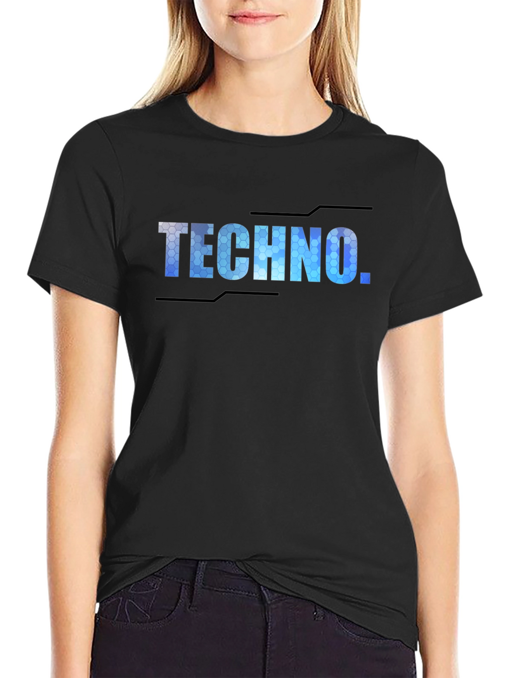 Techno Graphic Tee - Black