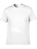 Rabbit Graphic Tee - Cool Comfortable Black T-Shirt
