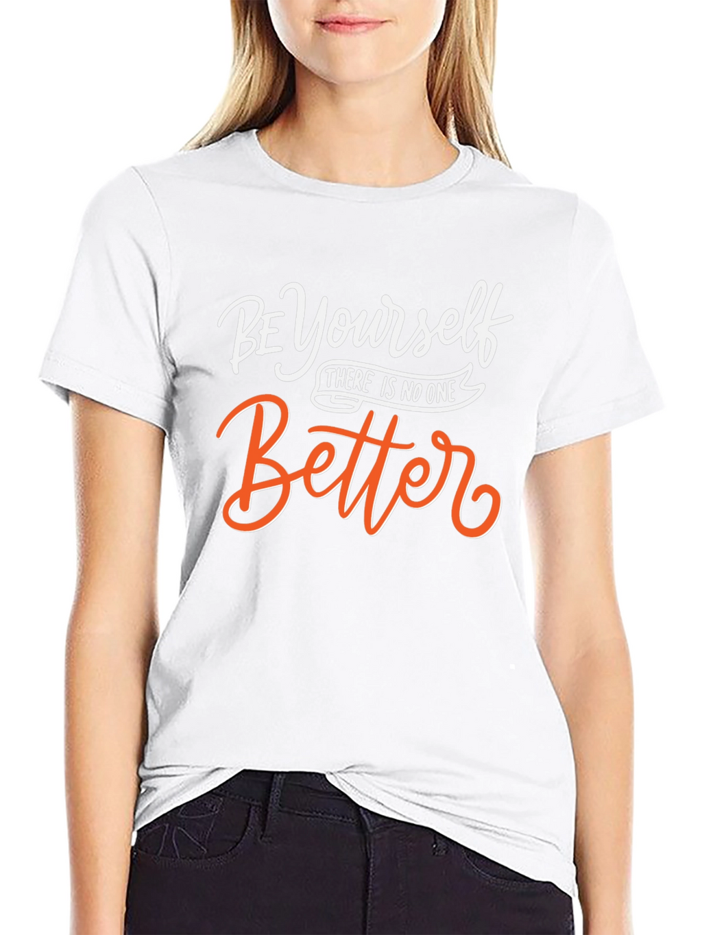 Be Yourself Graphic Tee - Inspirational Black T-Shirt