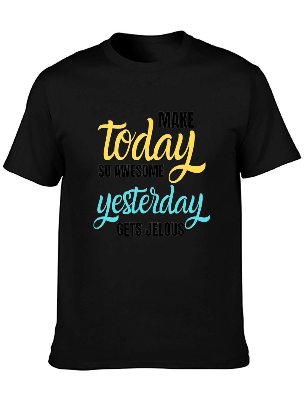 Awesome Today Graphic Tee - Black