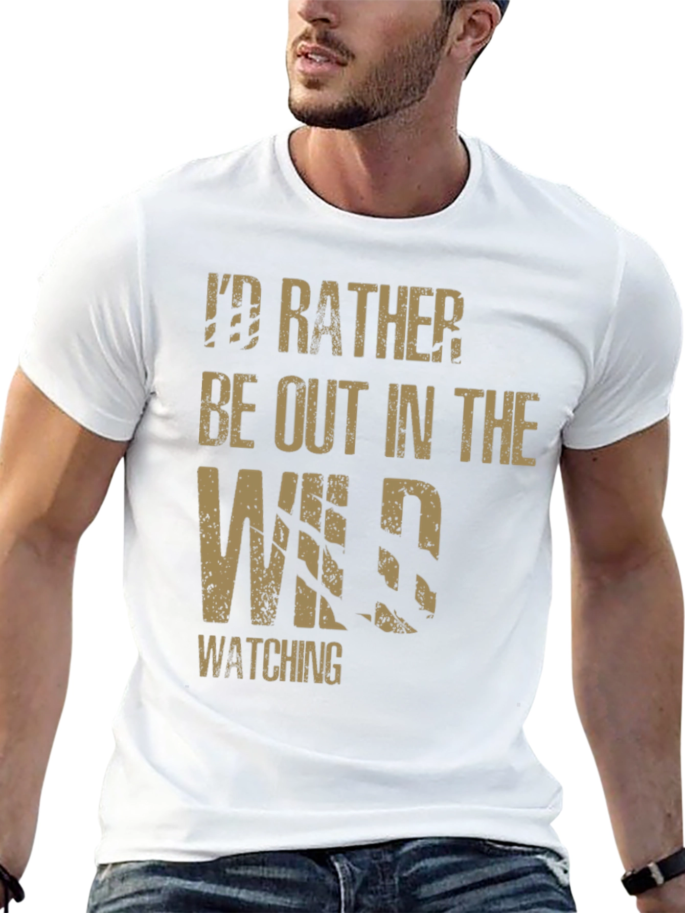 Id Rather Be Out in the Wild Graphic T-Shirt