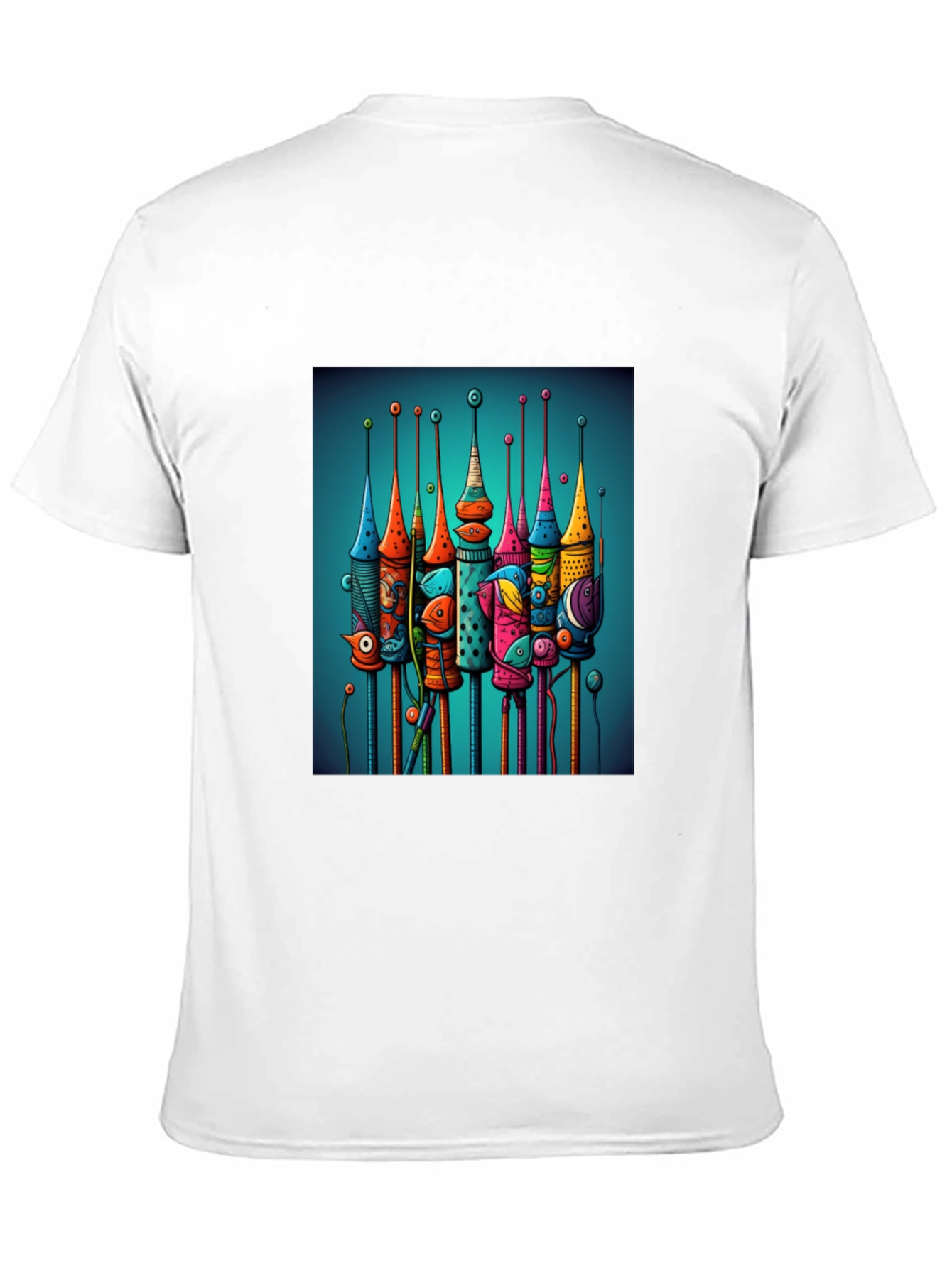 Abstract Towers Graphic Tee