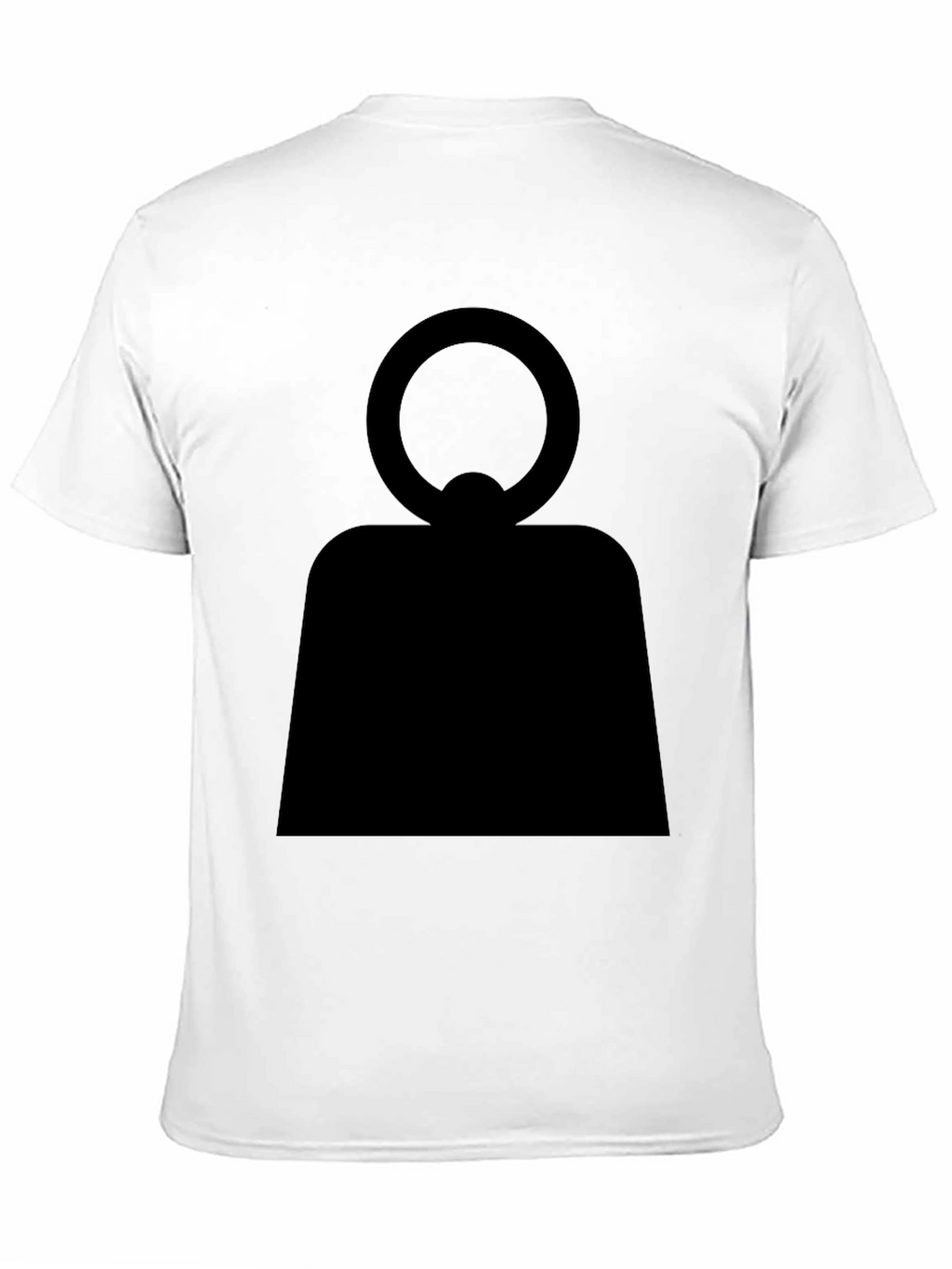 Abstract Symbol Graphic Black T-Shirt
