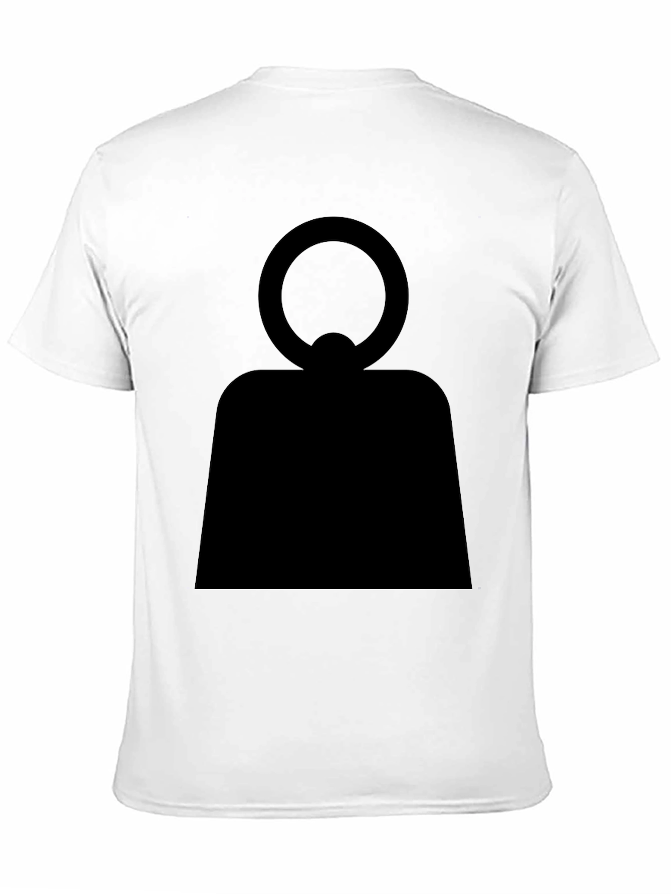 Abstract Symbol Graphic Black T-Shirt