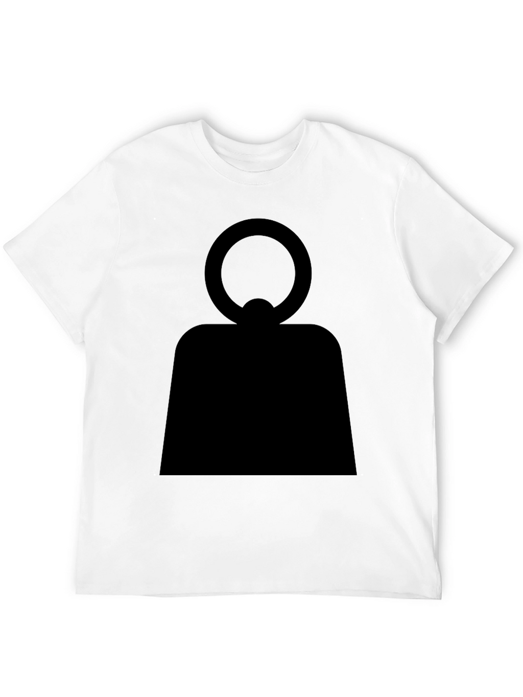 Abstract Symbol Graphic Black T-Shirt
