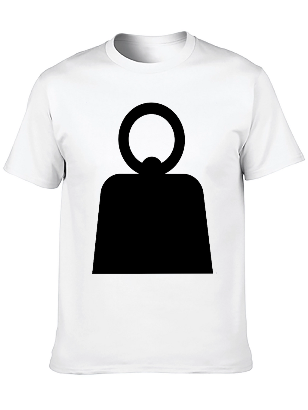 Abstract Symbol Graphic Black T-Shirt