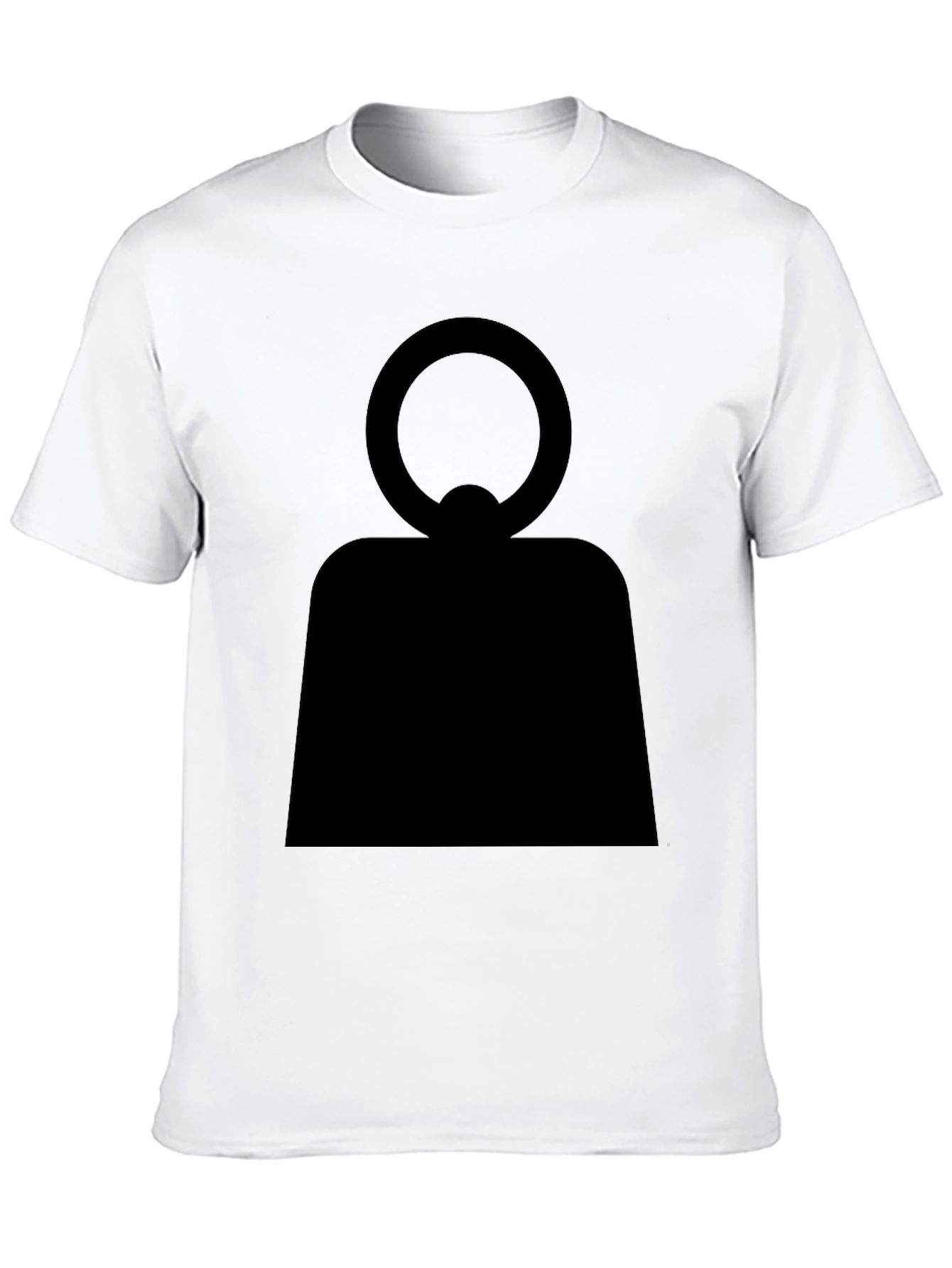 Abstract Symbol Graphic Black T-Shirt