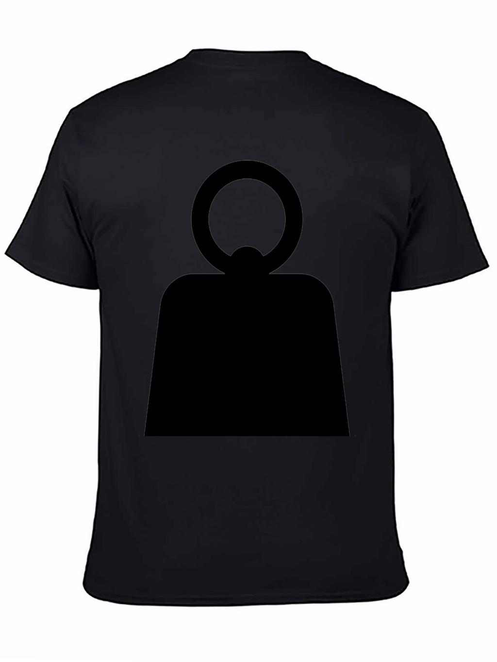 Abstract Symbol Graphic Black T-Shirt