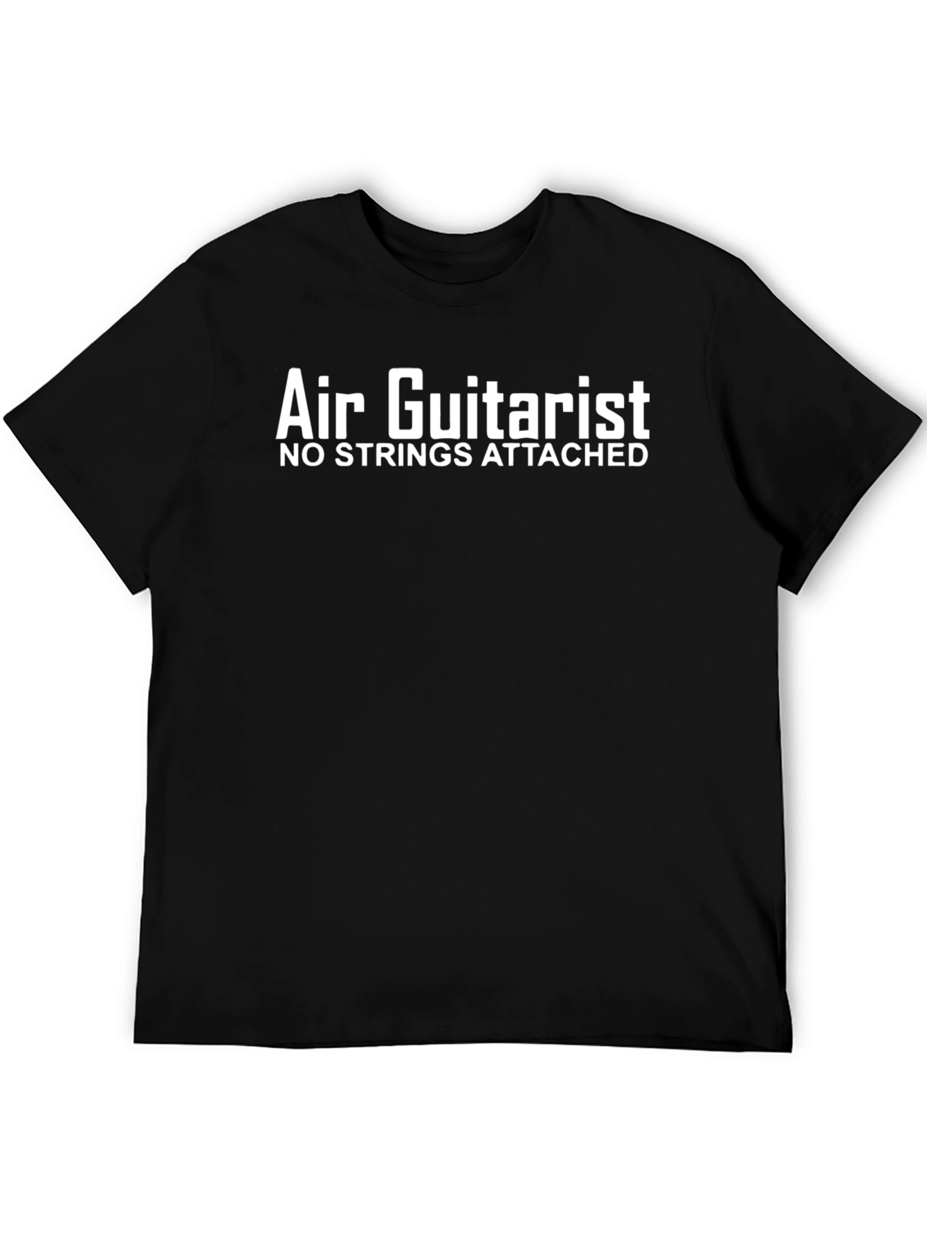 Air Guitarist Graphic Tee - No Strings Attached T-Shirt