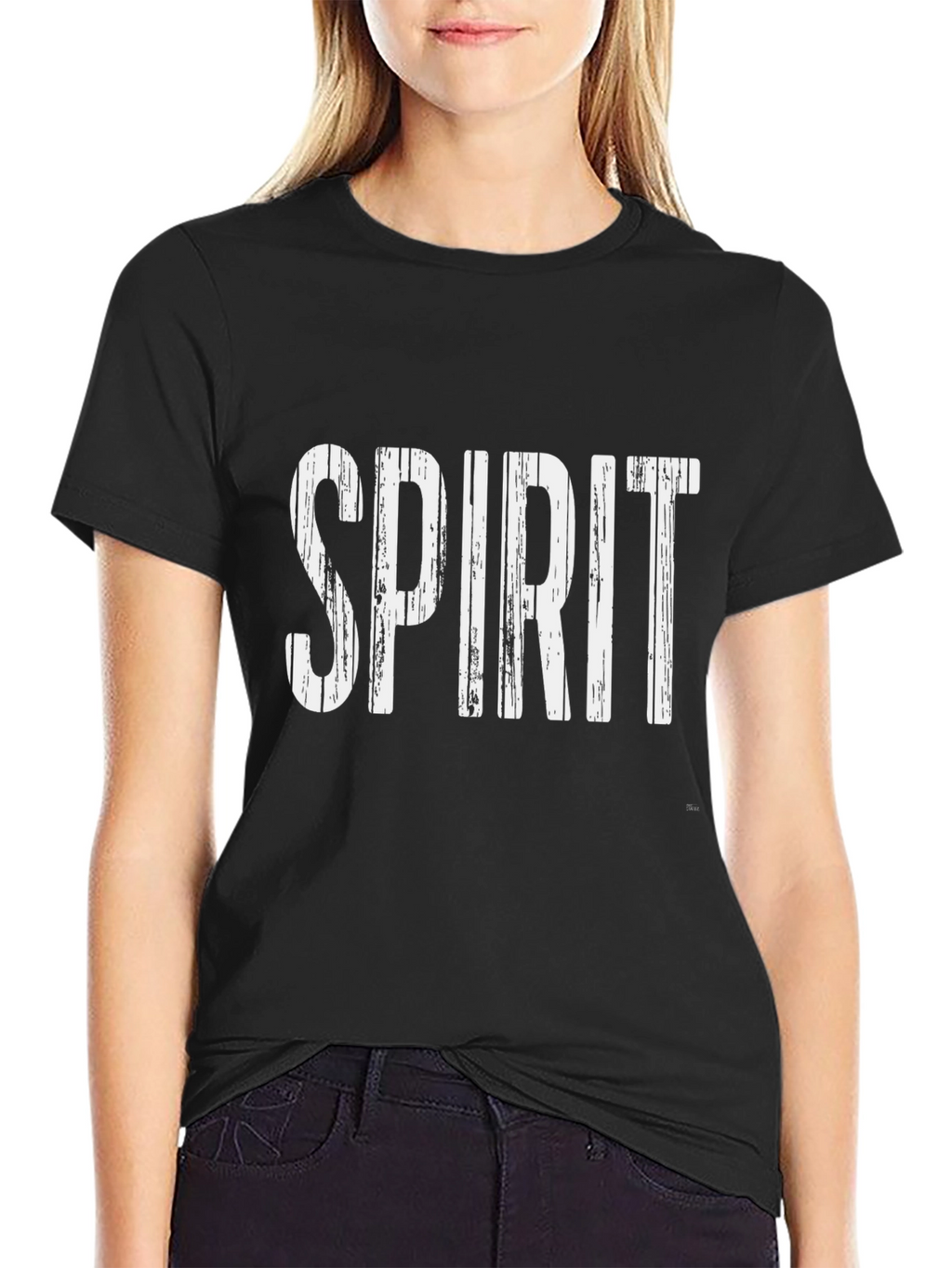 Spirit Graphic T-Shirt - Distressed Print