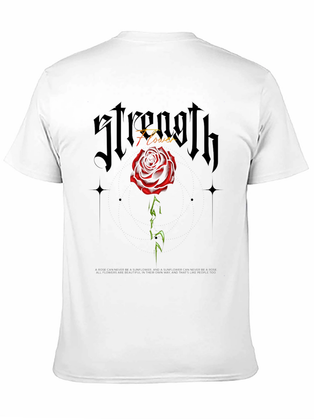 Strength Flower Graphic Tee