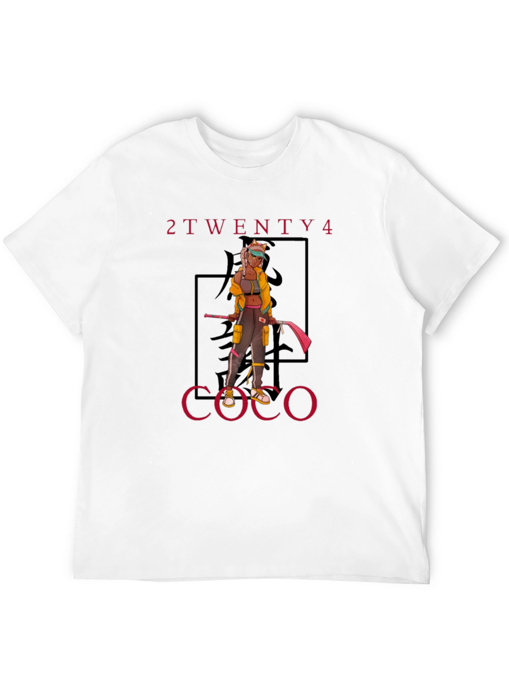 2Twenty4 Coco Anime Graphic Tee - Black
