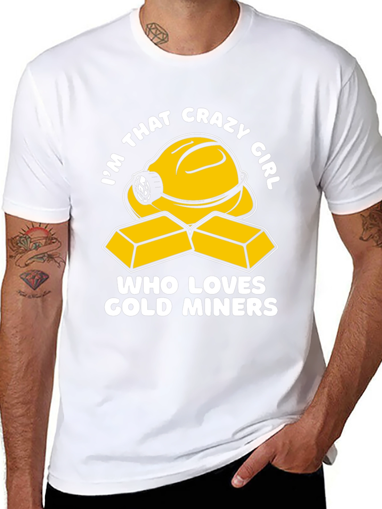 Crazy Girl Gold Miner T-Shirt