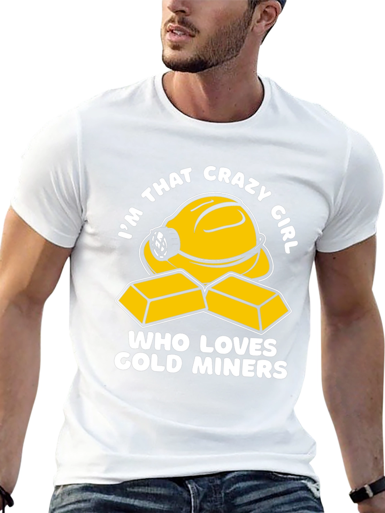 Crazy Girl Gold Miner T-Shirt