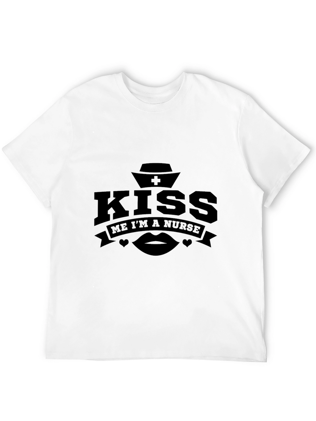 Kiss Me Im A Nurse Graphic Tee