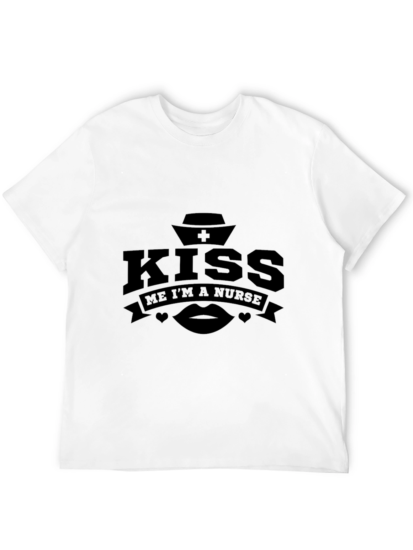 Kiss Me Im A Nurse Graphic Tee