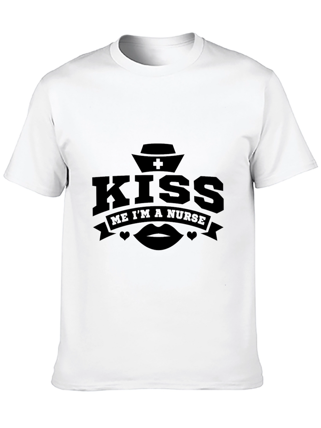 Kiss Me Im A Nurse Graphic Tee