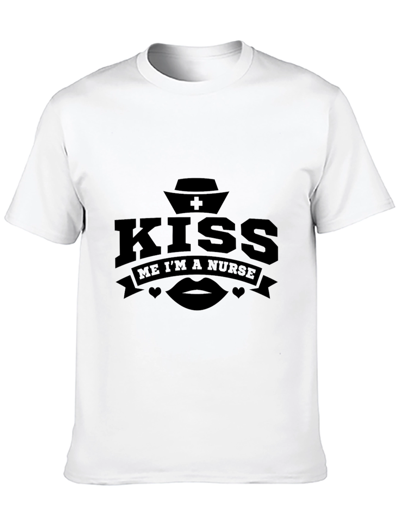 Kiss Me Im A Nurse Graphic Tee