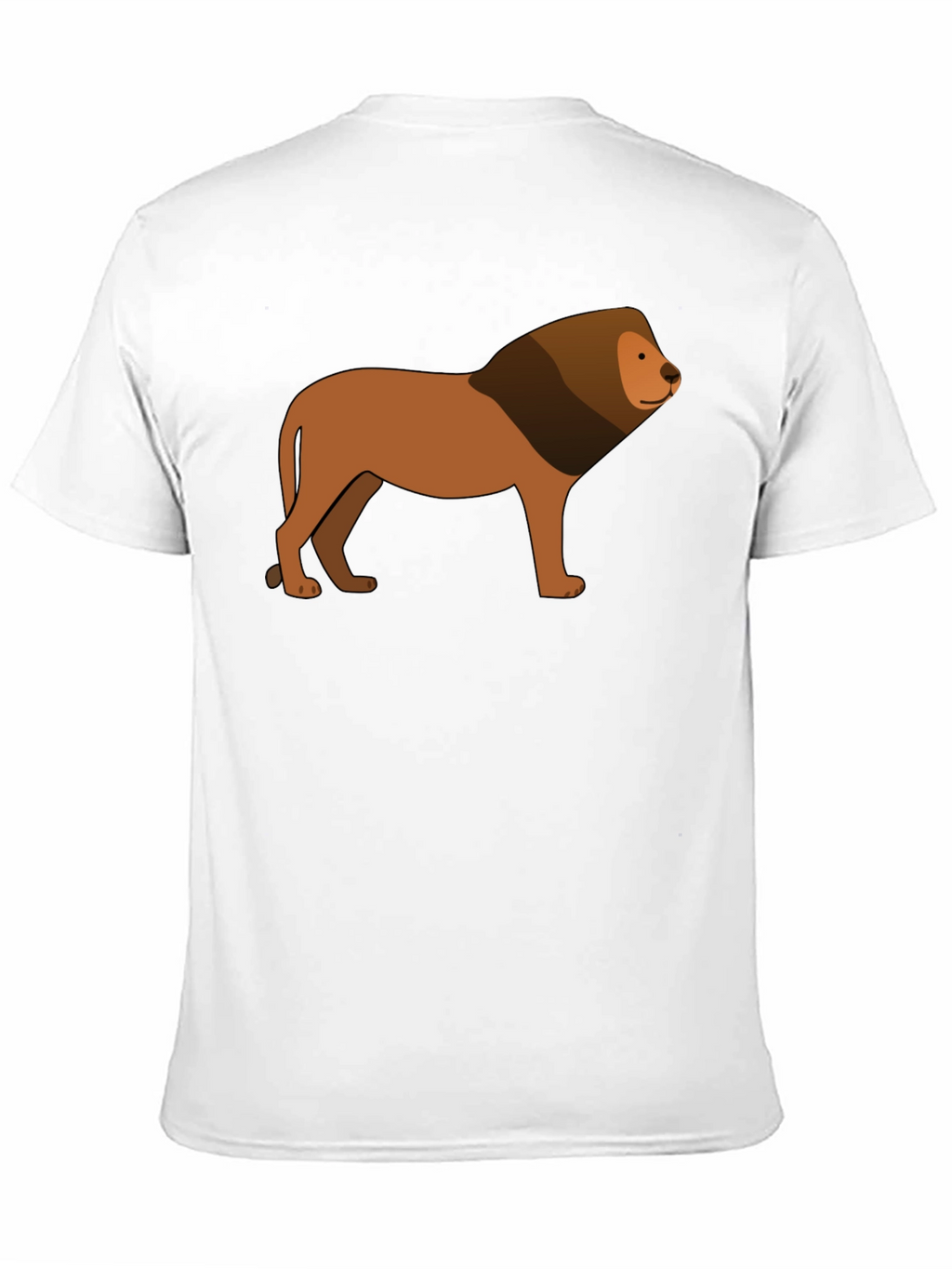Lion Graphic Black T-Shirt - Animal Lover Tee