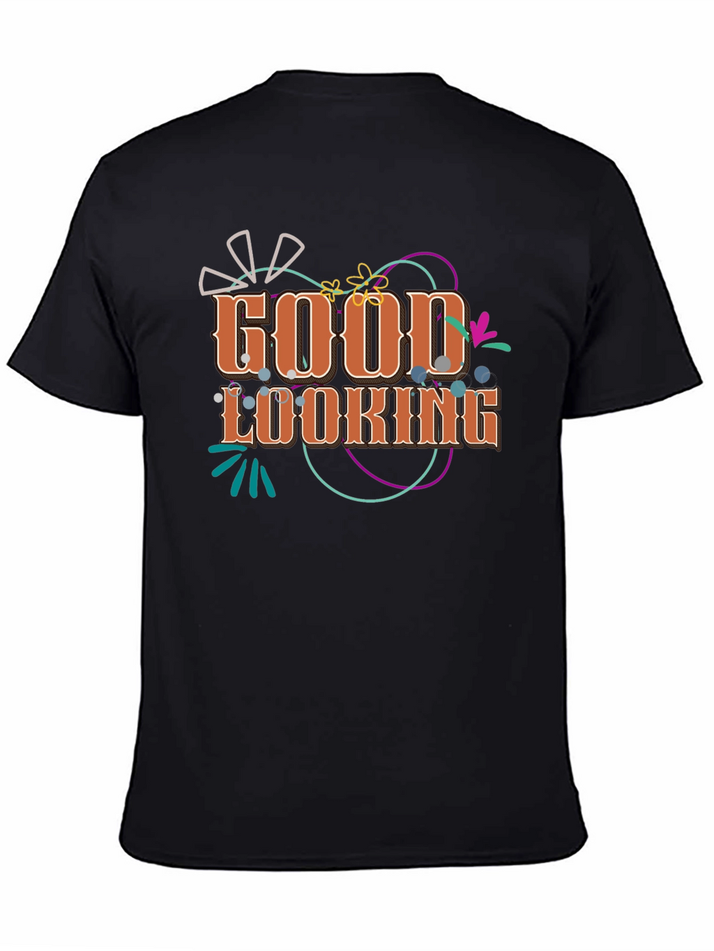 Good Looking Graphic T-Shirt - Black