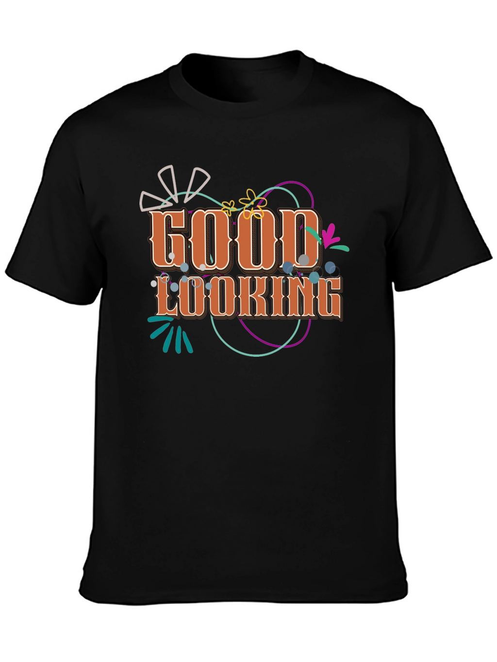 Good Looking Graphic T-Shirt - Black